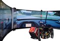 Triple Monitor Bezel Free Kit, Sim Racing & Flight Simulators - Flat or Curved Screens