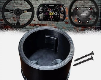 Soporte de pared para volante Thrustmaster T818 T248 con adaptadores de liberación rápida