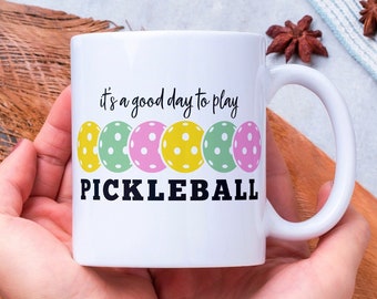 Pickleball Becher, Pickleball Geschenke, es ist ein guter Tag, um Pickleball zu spielen, Pickleball Mama Papa, Kollegen Geschenk, Mitbewohner Geschenk, Pickleball Tasse