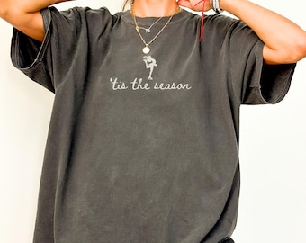 Tis The Season Figure Skating Shirt, Figure Skating Mom T-Shirt, Ice Skater Gift, Comfort Colors Skating Coach Shirt, Figure Skater Mom Gift