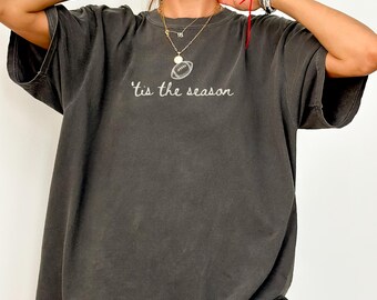 Tis The Season Football Shirt Football Mom Shirt Football Game Day Shirt Fantasy Football Gifts Football Mama Tee Football Girlfriend Shirt