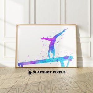 Gymnastics Gifts, Gymnastics Printable, Gymnastics Poster, Gymnastics Mom, Gift For Gymnast, Gymnastics Art Decor, Gifts For Her Girls Teens