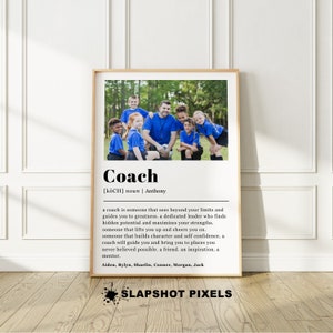 Soccer Coach Gift Personalized Soccer Coach Appreciation Gifts Custom Football Coach Gift For Coaches Soccer Team Custom Name Photo Gifts