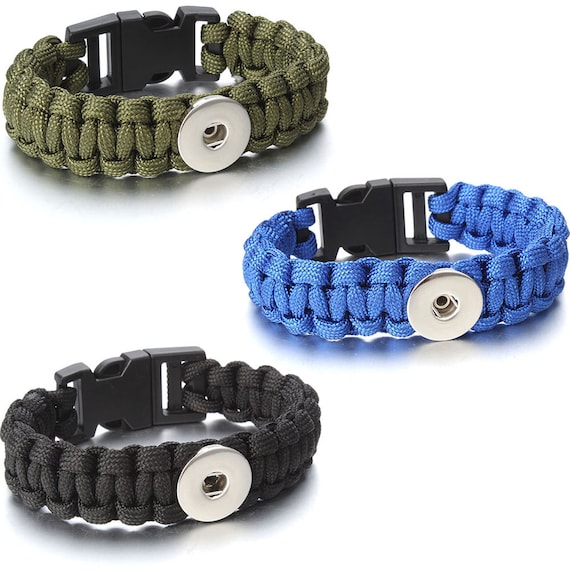 Paracord bracelet snaps discount