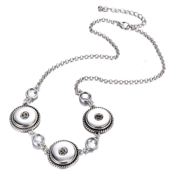 Snap charm deals necklace