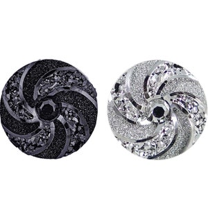 Snap Jewelry Resin Swirl Ginger Charm 18MM  Button Fits Women's Customizable Bracelets, Necklaces, Keychains, Rings