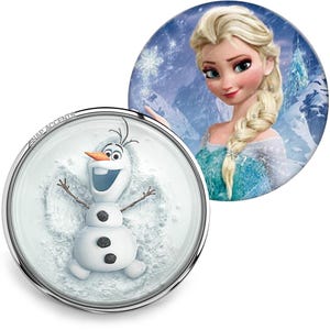 Frozen Olaf Elsa Snap Jewelry Ginger Charm 18MM Disney Movie, for Interchangeable DIY Accessories