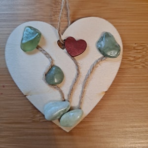 Plant pebble art ornament, plant ornament