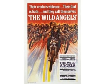 The Wild Angels, Original 1966 Movie Poster (not a Reproduction