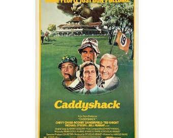 Caddyshack (1980) Original Vintage Studio Issued Style A Movie Poster Linenbacked (Not a reproduction)