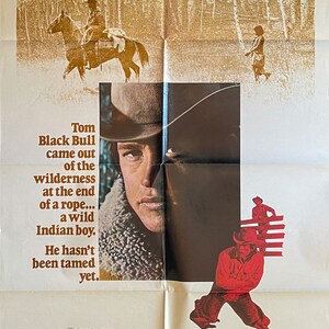 When the Legends Die (1972) starring Richard Widmark original one sheet movie poster (not a reproduction)