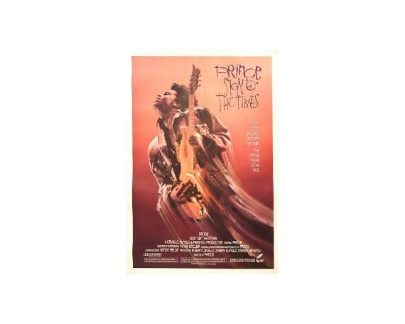 Prince Sign O the Times (1987) Original Theatrical Release One 