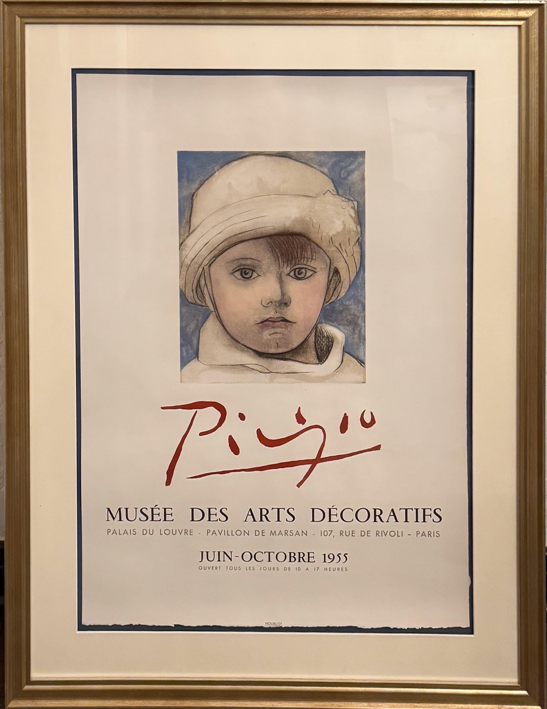 パブロ・ピカソ ムルロー工房 「花瓶の構図」 リトグラフポスター 額装