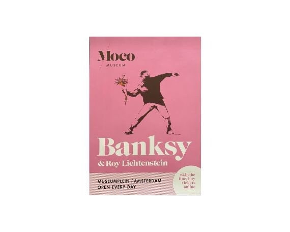 Banksy and Roy Lichtenstein Moco 2016 Exhibition Original Poster