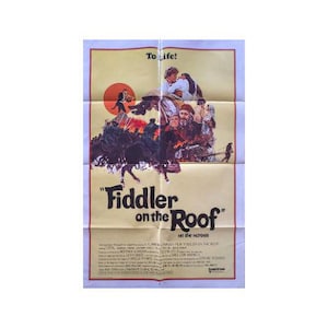Fiddler on the Roof 1971 Original Studio/International Release Poster (Not a reproduction)