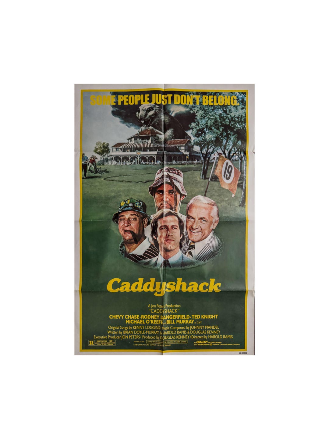 Caddyshack Original 1980 One Sheet Movie Poster (not a Reproduction ...