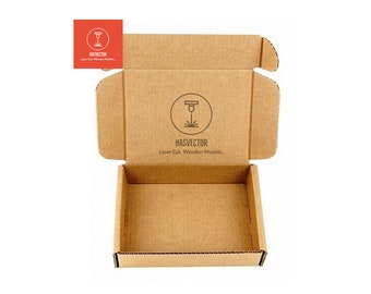 Lasercut Cardboard Box Design Paper Box Model For Shipping, Gift, Storage SVG CDR Files