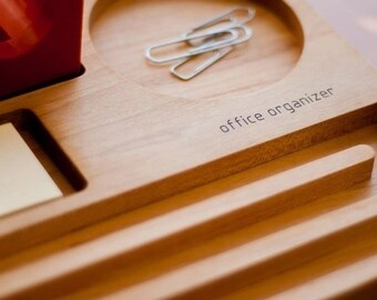 Lasercut Desk Organizer Wooden 3D Model DXF Files