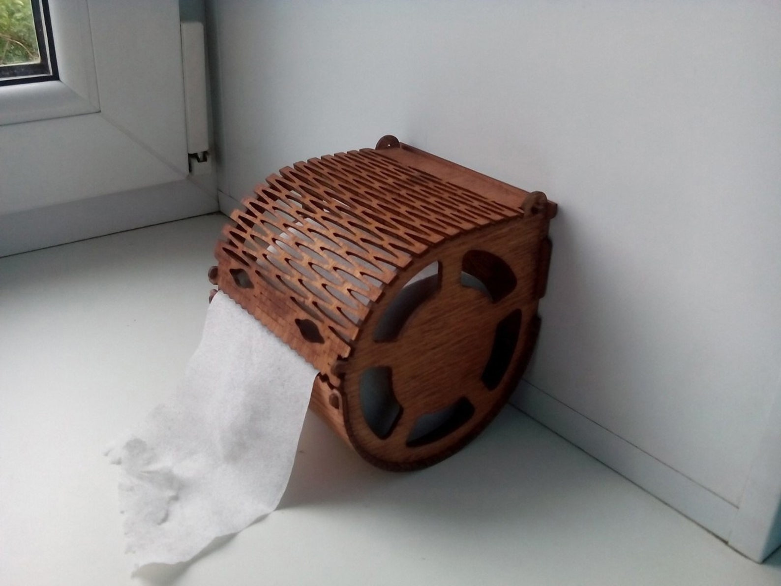 Lasercut Toilet Paper Roll Model Wooden Home Crafts 4 Mm Plan SVG DXF ...