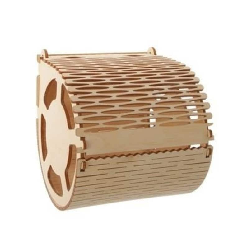 Lasercut Toilet Paper Roll Model Wooden Home Crafts 4 Mm Plan SVG DXF ...