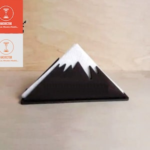 Lasercut Serviettenhalter Modell Holz Metall Küche Handwerk Design 3 mm Plan SVG CDR Dateien