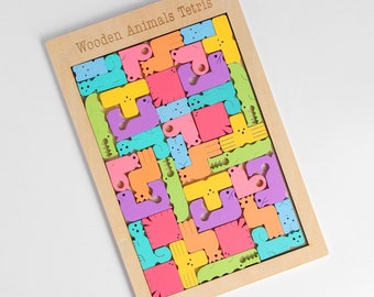 Lasercut Cat Puzzle Set Wooden 3 Puzzles Toy For Kids and Baby SVG Files