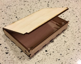 Lasercut Box Design Holz Geschenkbox Modell 3 mm Plan SVG DXF Dateien
