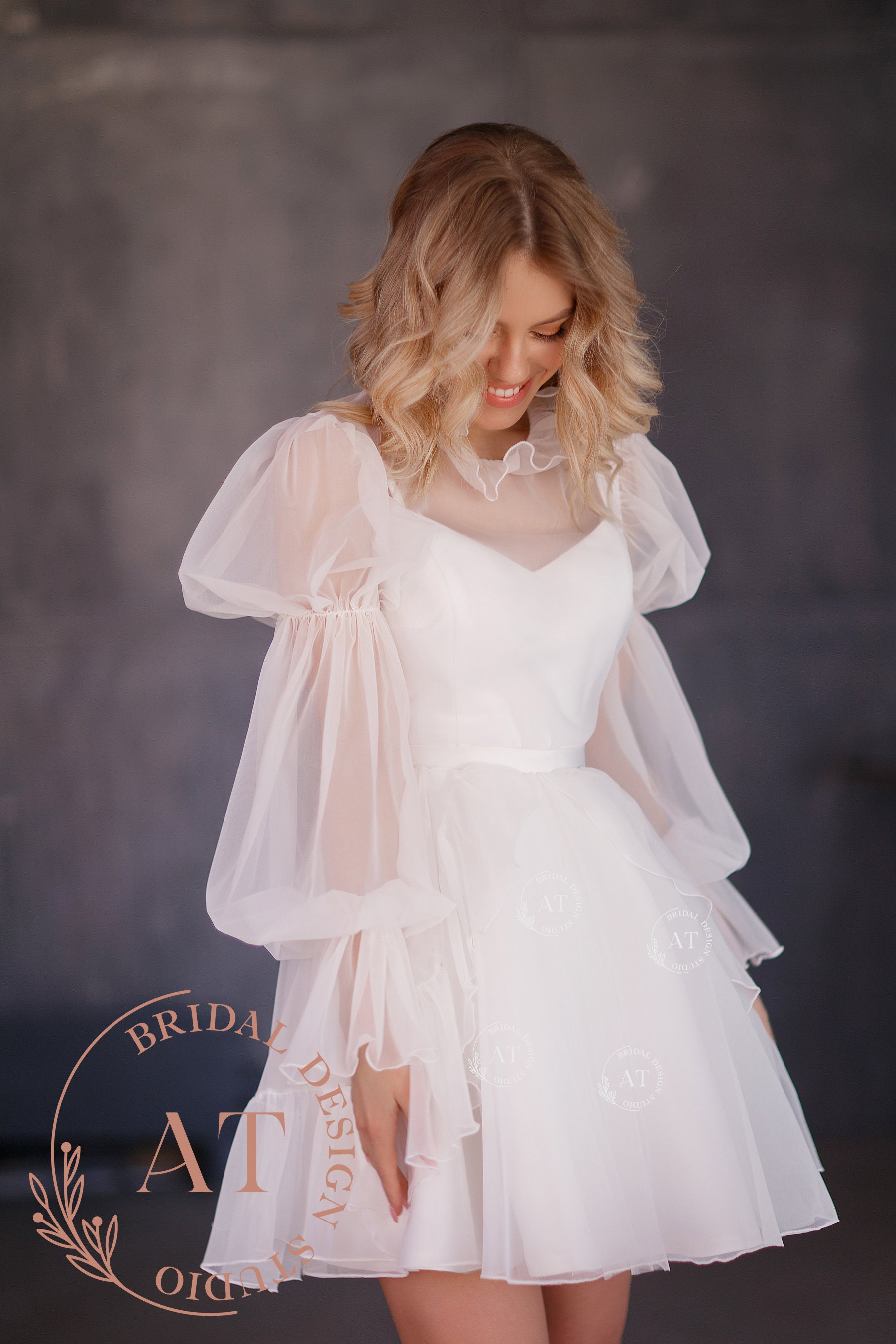 Mini Wedding Dress, Short Wedding Dress, Bridal Gowns