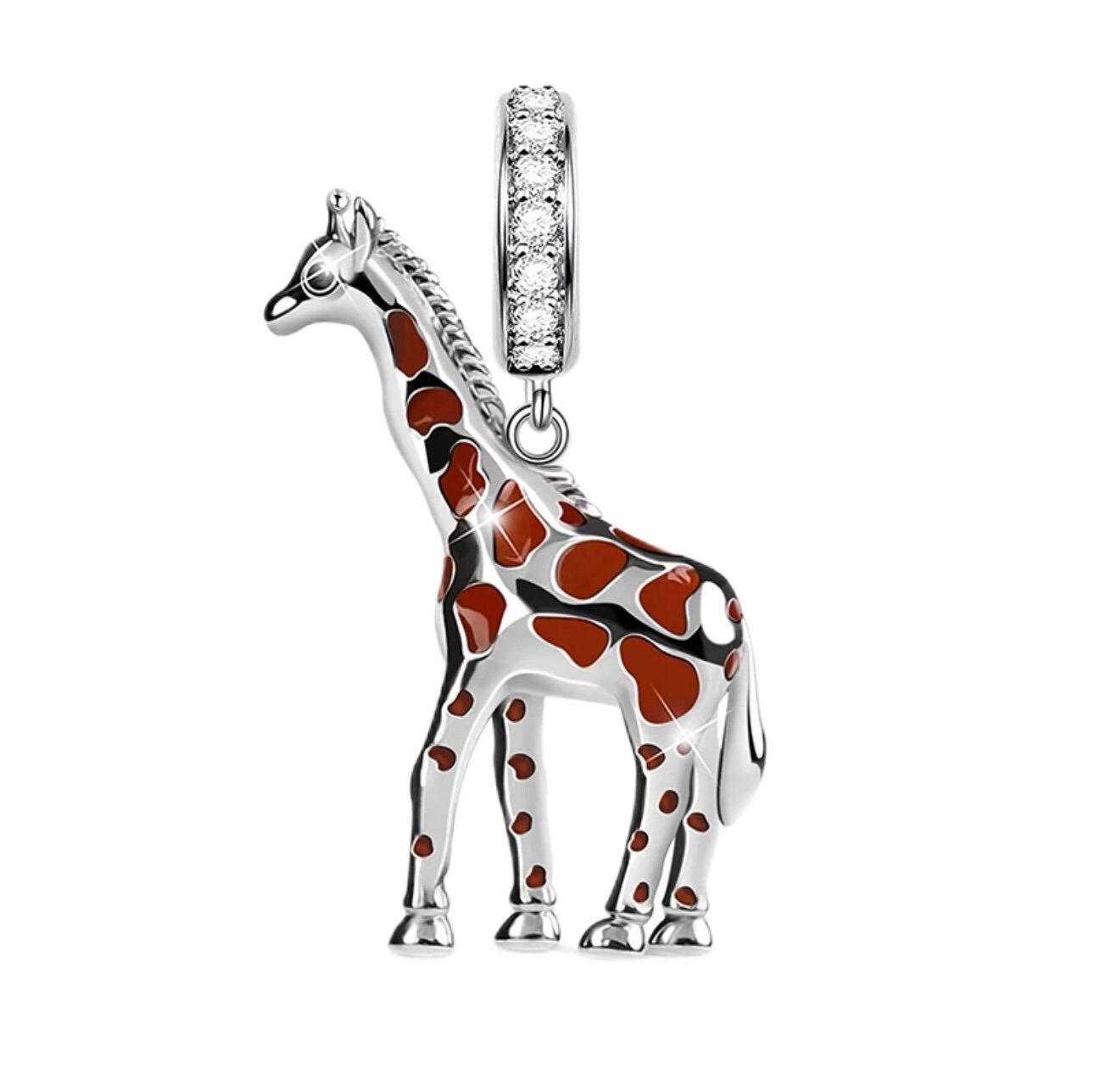 Giraffe charms shop for pandora bracelet