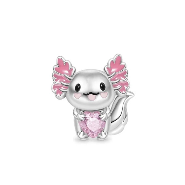 Charme Axolotl • Charme de style Pandora • Charme Salamandre • Cadeau pour elle