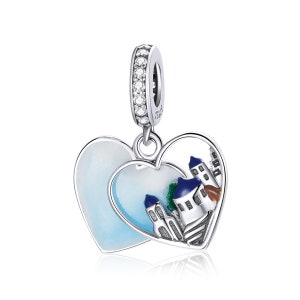 Santorini Vacation Travel Pandora Charm-Islas Etsy España