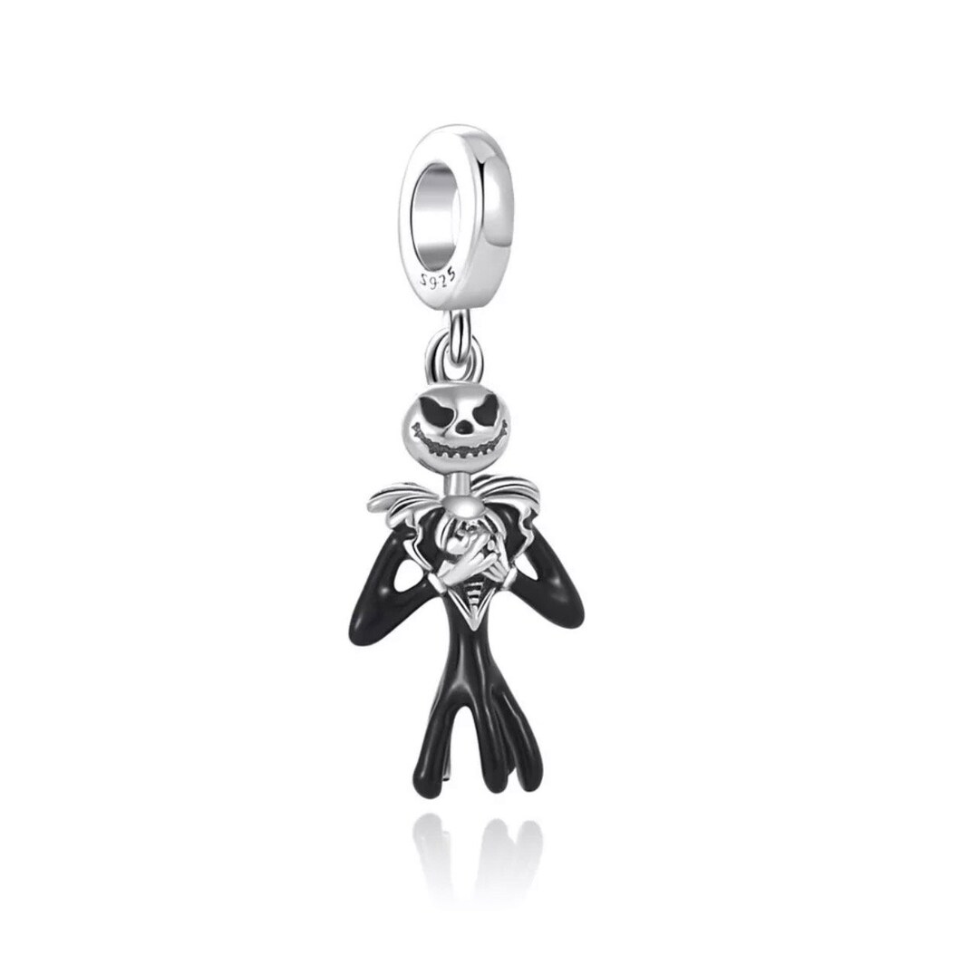 Jack Skellington Pandora Style Charm 925 Sterling Silver Etsy