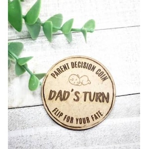 Parent Decision Flip Coin: New Parent Gift