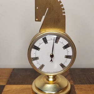 Brass Thermometer Knight Desk Decor France
