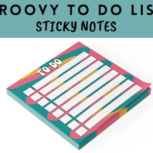 Süße Haftnotizen | 4x4 | Groovy Notes | To Do Liste | Post-it® Notizblöcke | Organisation | Erinnerungen | Schule/ Arbeit Material