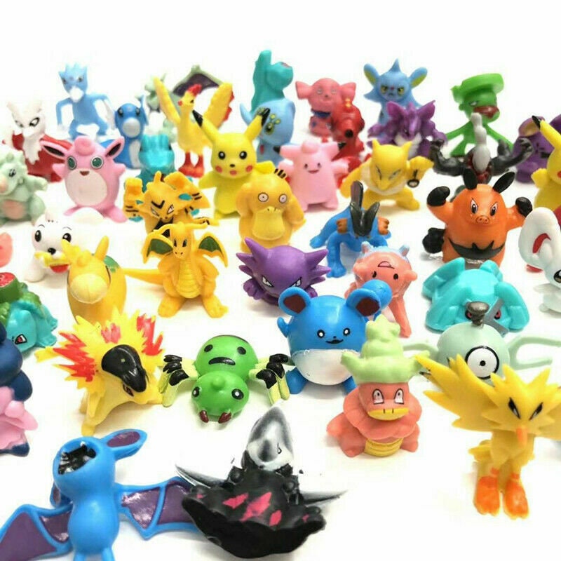 144 Lot for Pokemon Figures Mini PVC Action Pikachu Toys Kids Gift