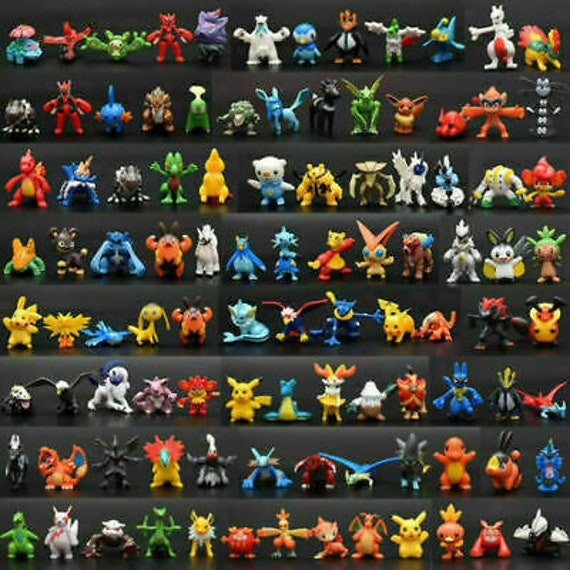 144 Lot for Pokemon Figures Mini PVC Action Pikachu Toys Kids Gift  Wholesale 