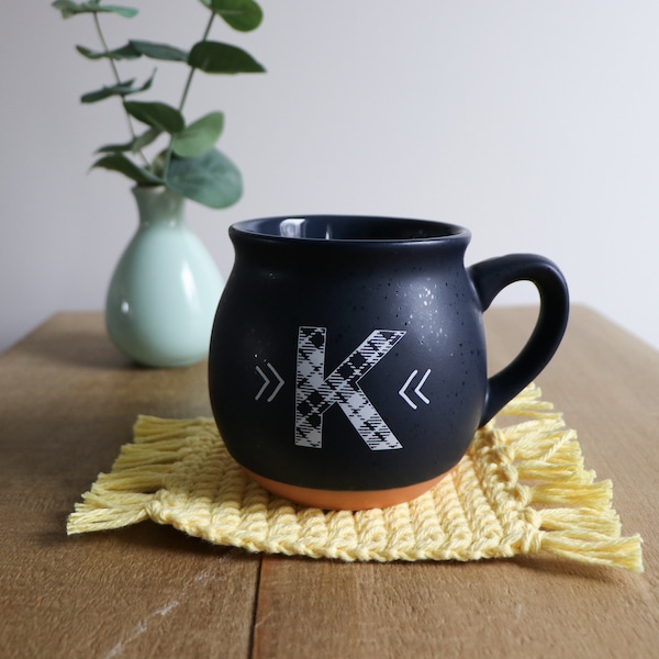 Mug Rug Coaster | Handmade | BoHo Mug Rug | Crochet Mug Rug | Crochet Home Decor | Coffee Lover Gift | Gift for Friend | Yellow | Springtime