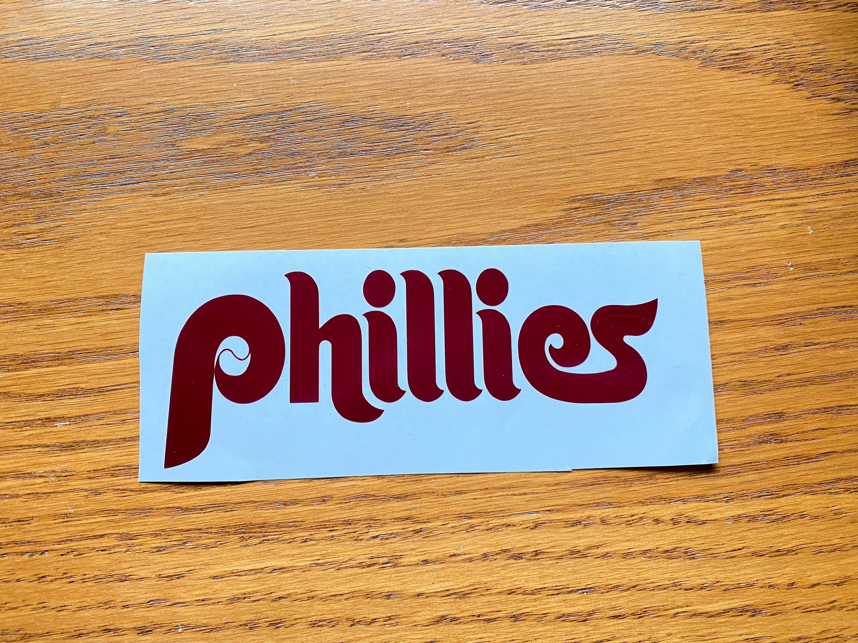 Phil Cons Sticker Phillies Sticker, Vinyl Window Decal, Philadelphia Phillies Baseball - Etsy