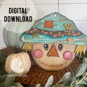 Scarecrow Door Hanger - SVG - Laser Ready