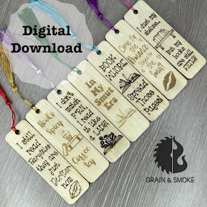 Smut Romance Bookmarks - SVG - Laser Ready