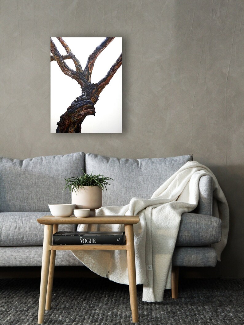 Fine Art Tree Print Mounted Canvas Print Wall Art Home Decor Print ...