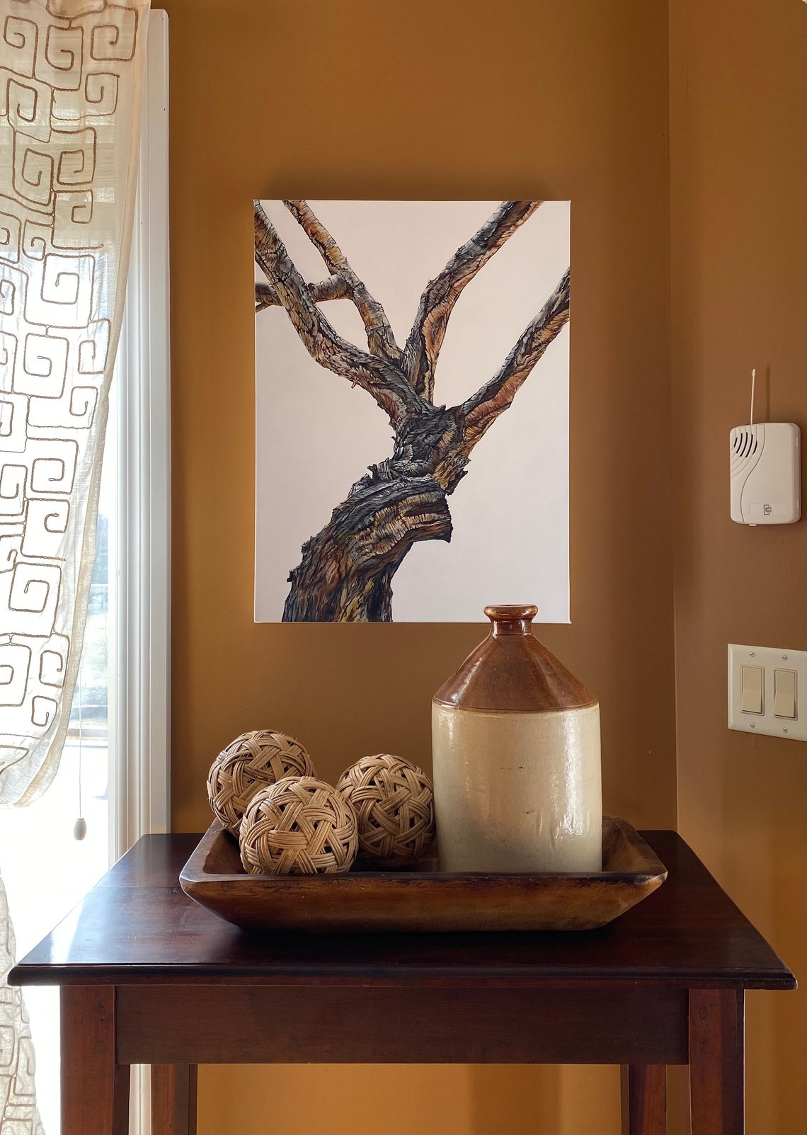 Fine Art Tree Print Mounted Canvas Print Wall Art Home Decor Print ...