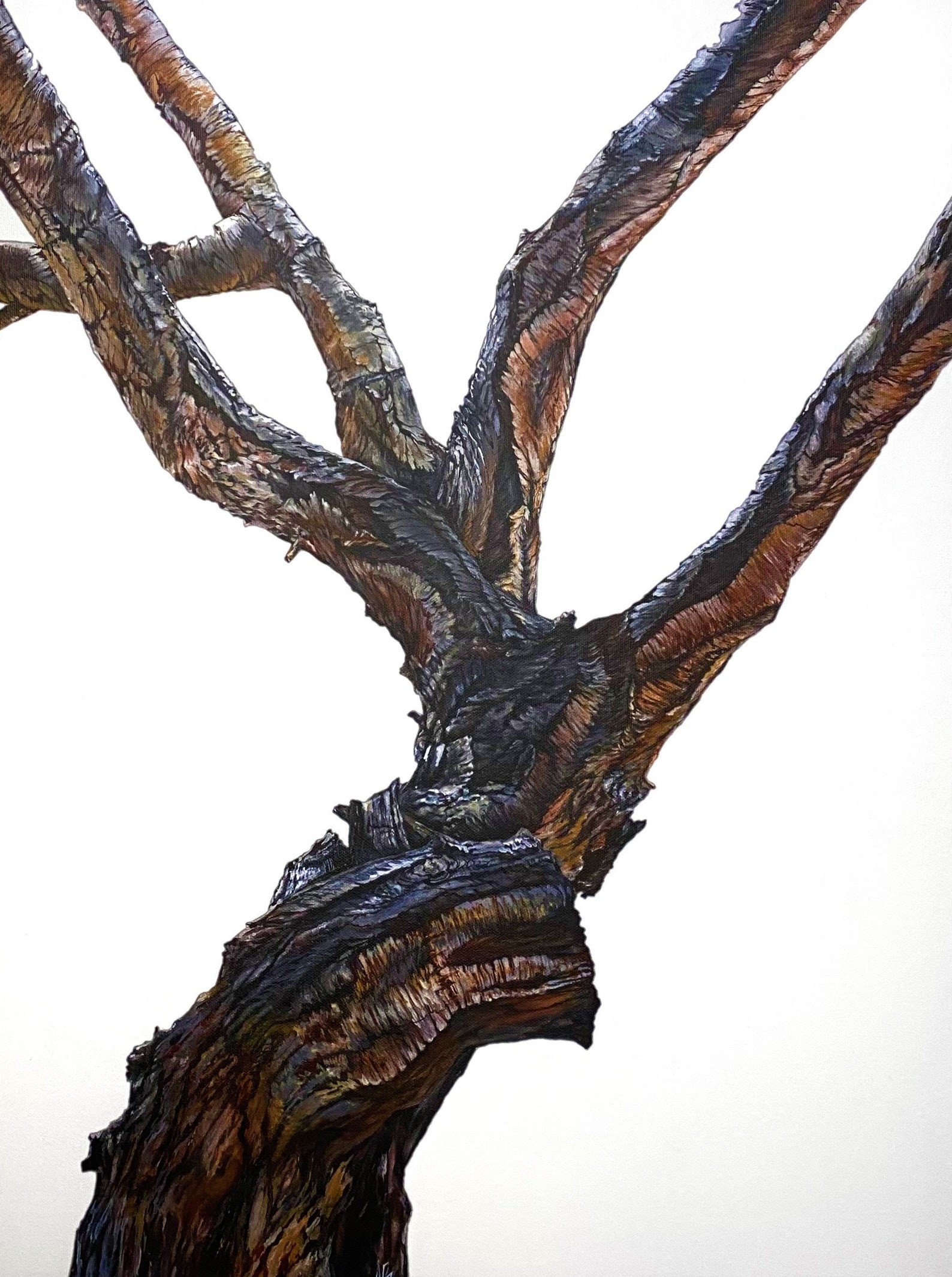 Fine Art Tree Print Mounted Canvas Print Wall Art Home Decor Print ...