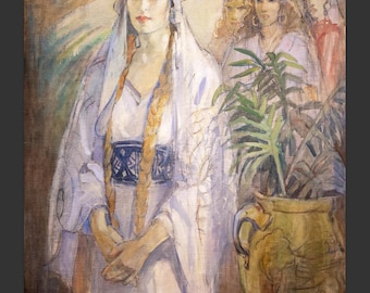 Queen Esther on Canvas Minerva Teichert Art 50% OFF SALE Free  Shipping Canvas Wall Art, Latter-day Saint LDS art