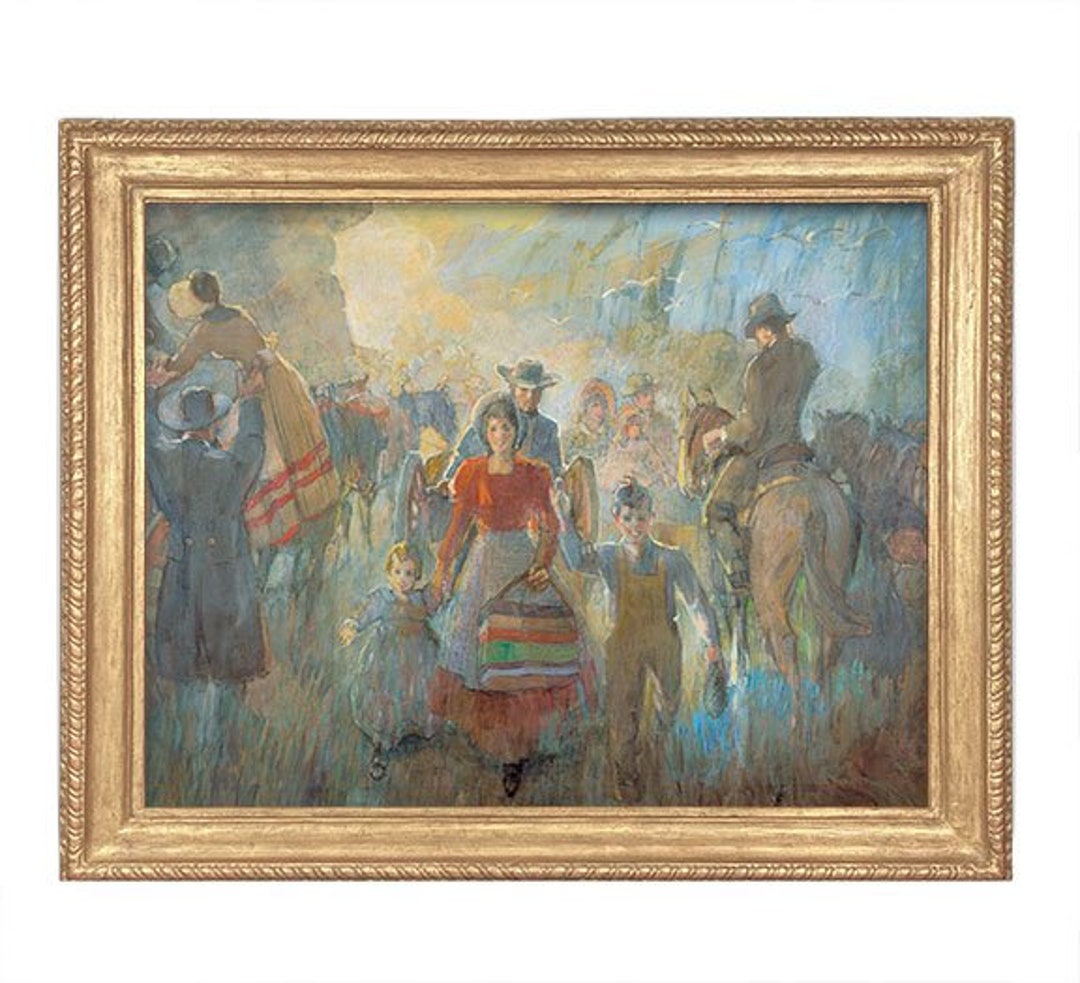 Pioneers Arriving - Minerva Teichert Art - 50% OFF SALE + Free