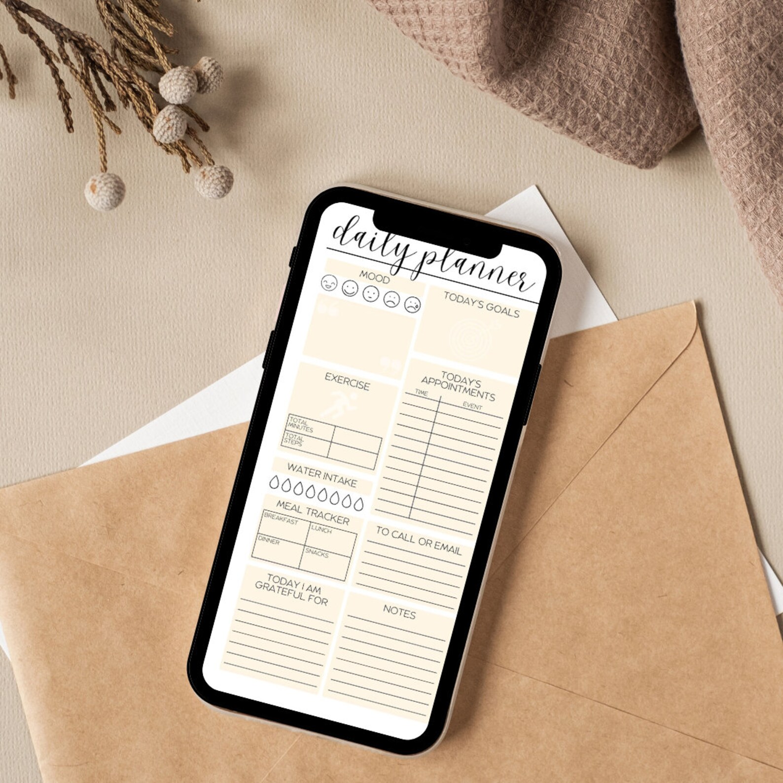 Daily Planner Printable Daily to Do List Instant Download - Etsy