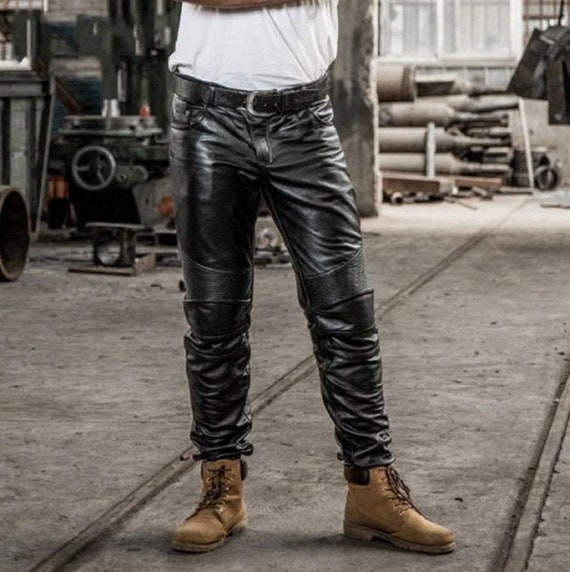 Biker pants hotsell leather