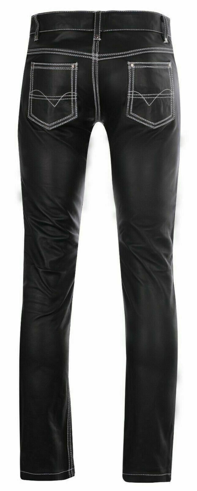 Mens Real Quality Leather Trouser Pants main image 1