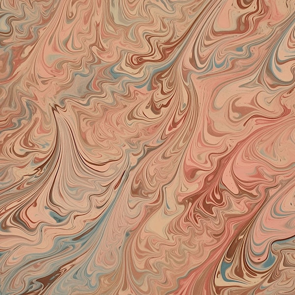 Vintage pastel marbled digital background paper / junk journal / scrapbooking / cardmaking / Italian marbled paper / antique